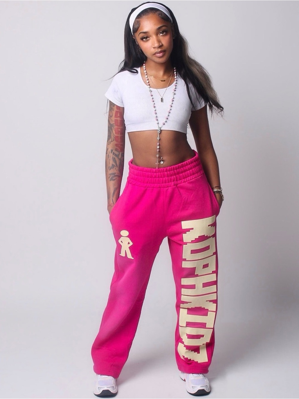 KOPHKIDZ PINK SWEATPANTS Size S Worn once.